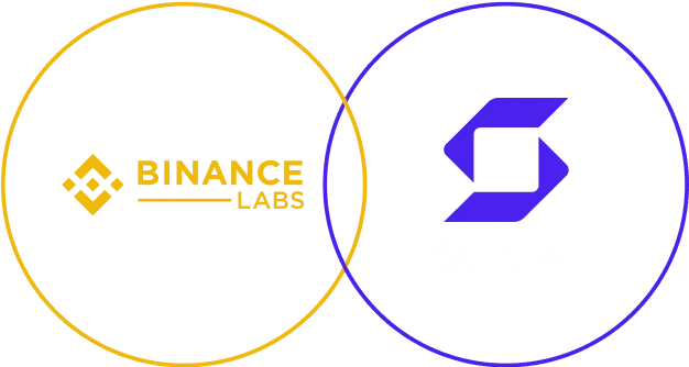 Binance Labs and SafePal logos in two overlapping circles